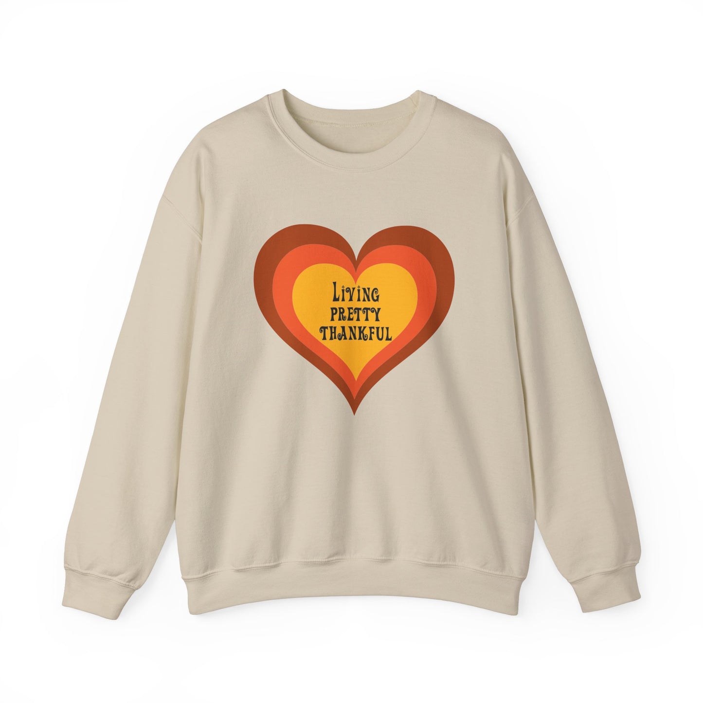 Living Pretty Thankful Heavy Blend™ Crewneck Sweatshirt