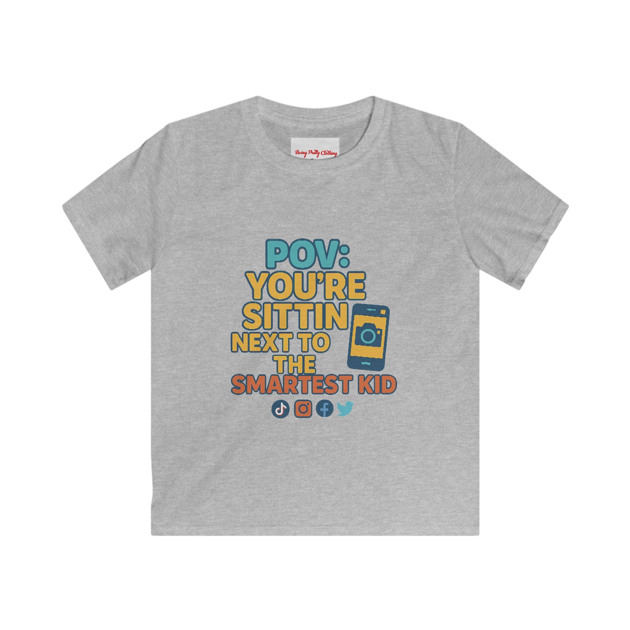 P.O.V. Back to School Kids Tee with Fun Design, Youth T-Shirt for Classroom, Summer Vibes, Gift for Students, Birthday Party, Playtime Wear
