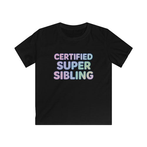 Certified Sibling Back to School Kids Tee