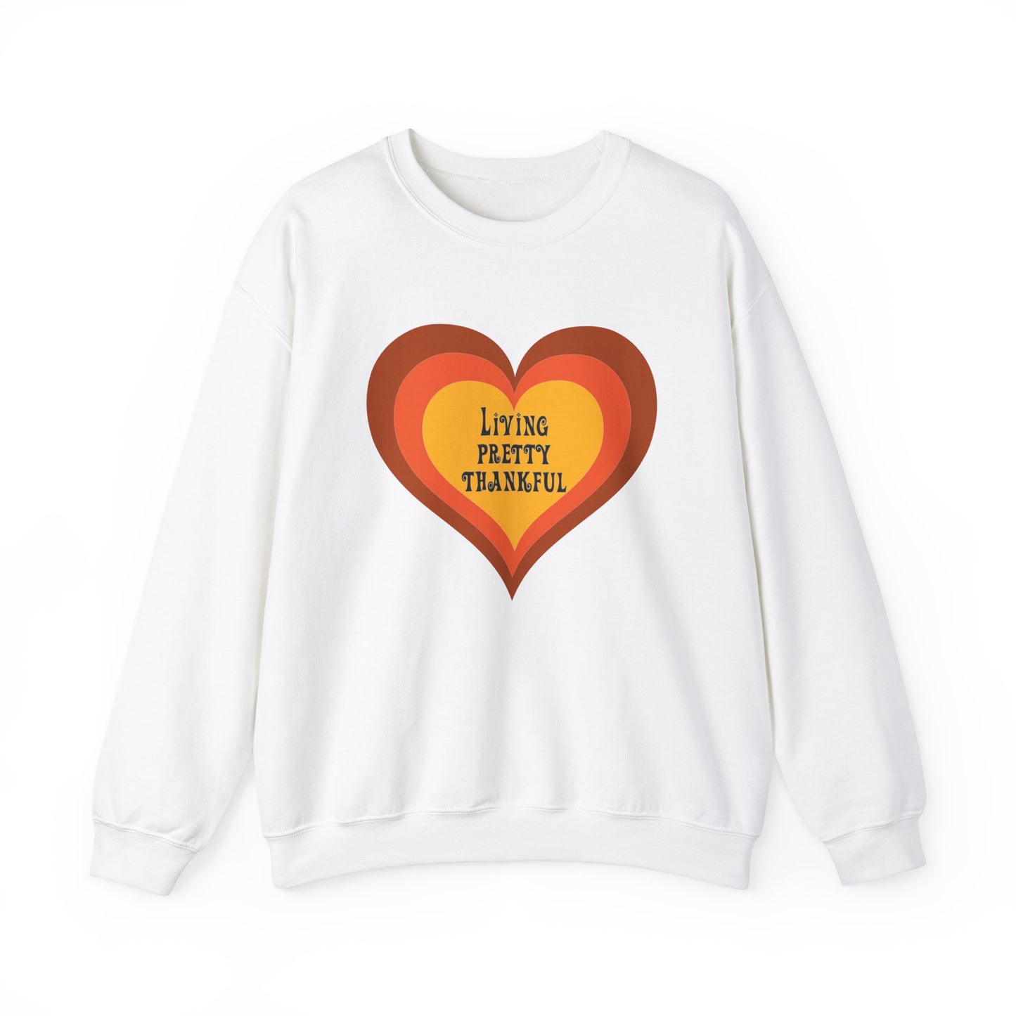 Living Pretty Thankful Heavy Blend™ Crewneck Sweatshirt