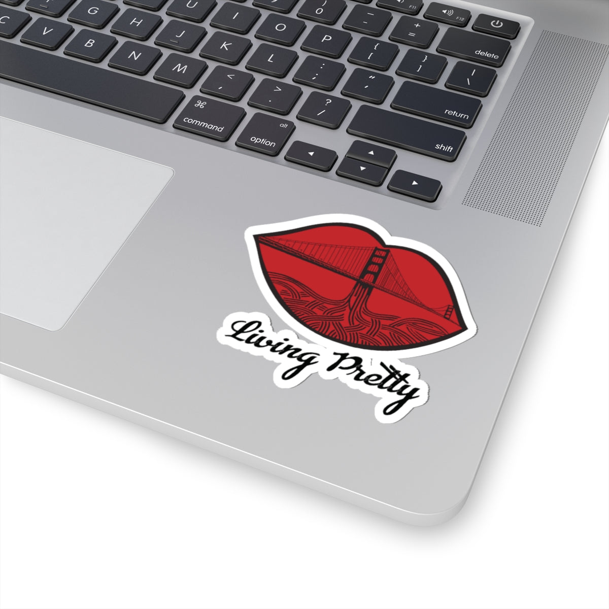 Living Pretty Bold Kiss-Cut Stickers