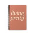 Living Pretty Beige Spiral Notebook