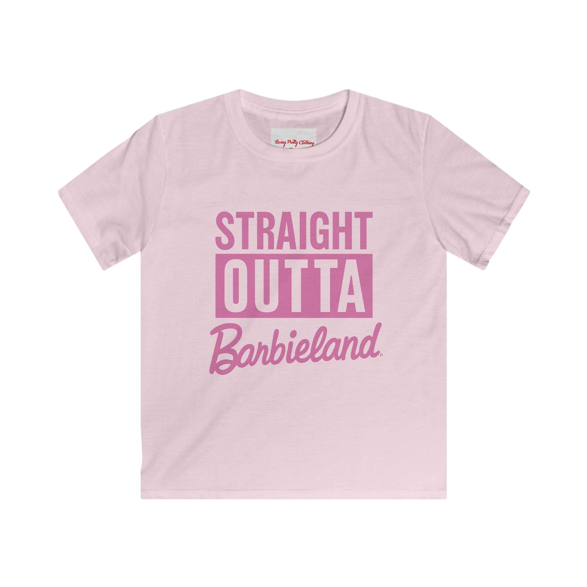 Barbieland Back to School Kids Tee with Fun Design, Youth T-Shirt for Classroom, Summer Vibes, Gift for Students, Birthday Party, Playtime Wear