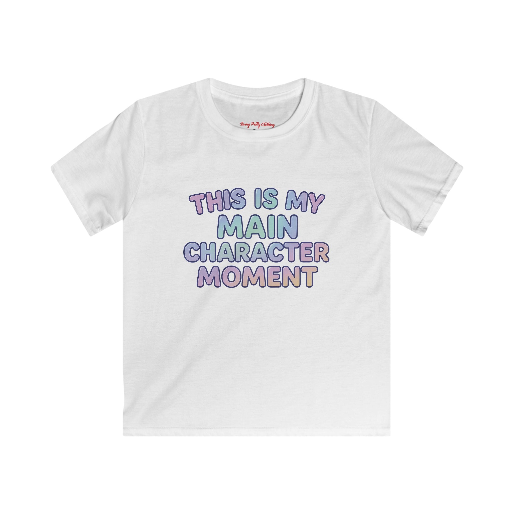 Main Character Back to School Kids Tee with Fun Design, Youth T-Shirt for Classroom, Summer Vibes, Gift for Students, Birthday Party, Playtime Wear