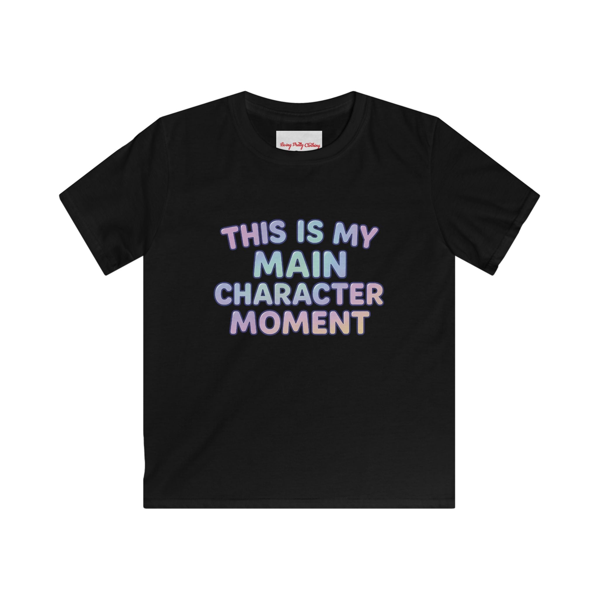 Main Character Back to School Kids Tee with Fun Design, Youth T-Shirt for Classroom, Summer Vibes, Gift for Students, Birthday Party, Playtime Wear
