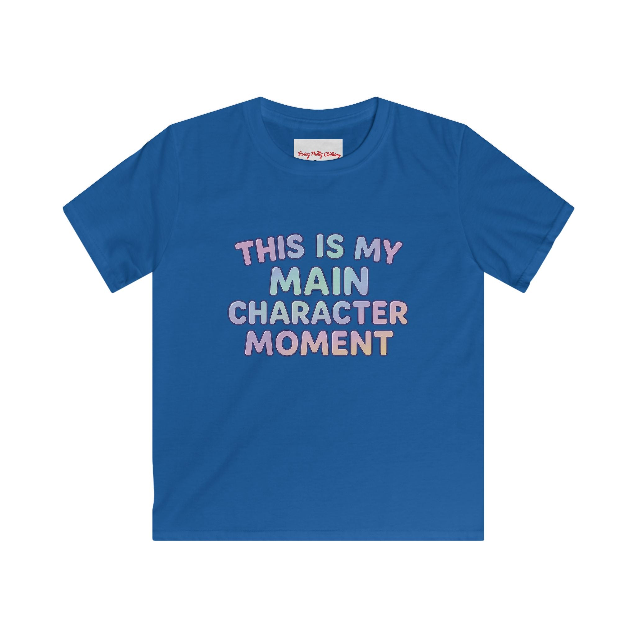 Main Character Back to School Kids Tee with Fun Design, Youth T-Shirt for Classroom, Summer Vibes, Gift for Students, Birthday Party, Playtime Wear