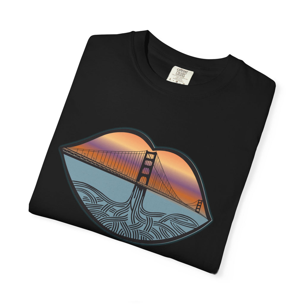 Sunset Lip Logo -Dyed T-shirt