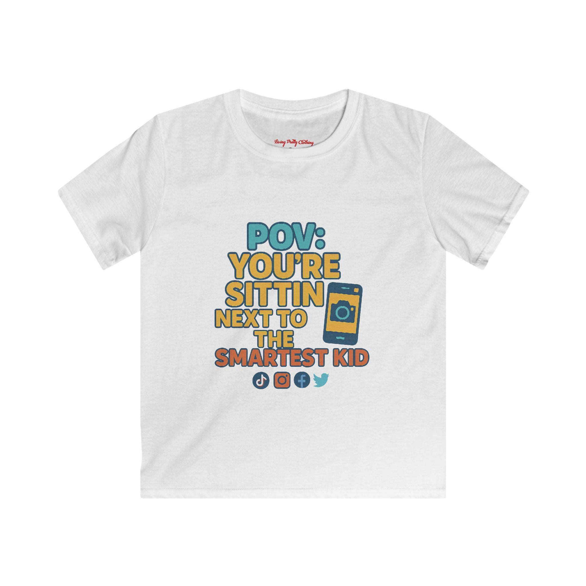 P.O.V. Back to School Kids Tee with Fun Design, Youth T-Shirt for Classroom, Summer Vibes, Gift for Students, Birthday Party, Playtime Wear