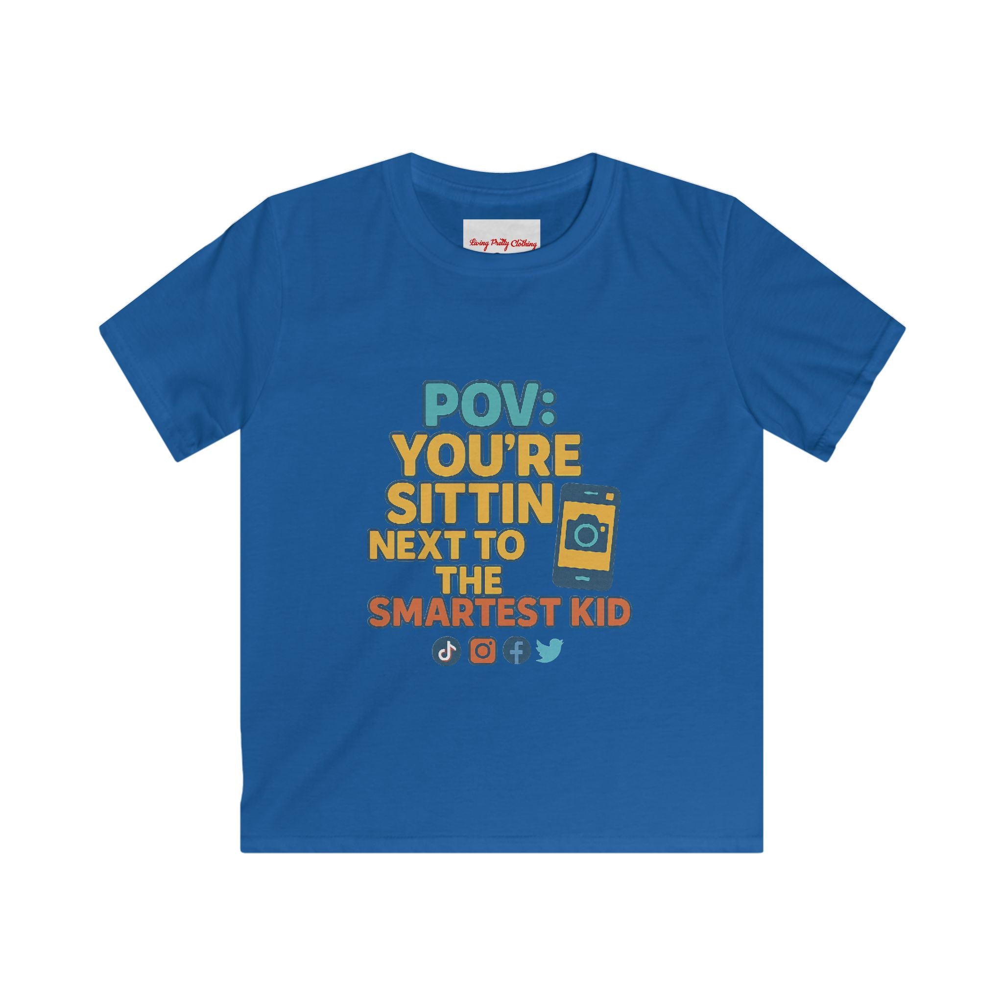 P.O.V. Back to School Kids Tee with Fun Design, Youth T-Shirt for Classroom, Summer Vibes, Gift for Students, Birthday Party, Playtime Wear