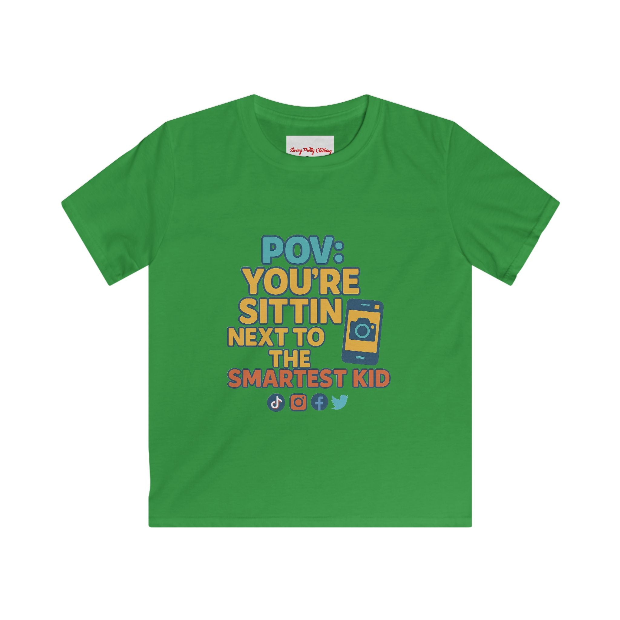 P.O.V. Back to School Kids Tee with Fun Design, Youth T-Shirt for Classroom, Summer Vibes, Gift for Students, Birthday Party, Playtime Wear