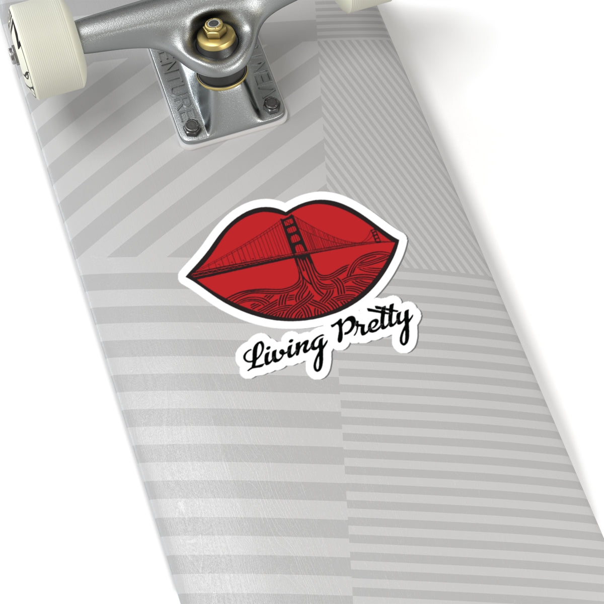 Living Pretty Bold Kiss-Cut Stickers