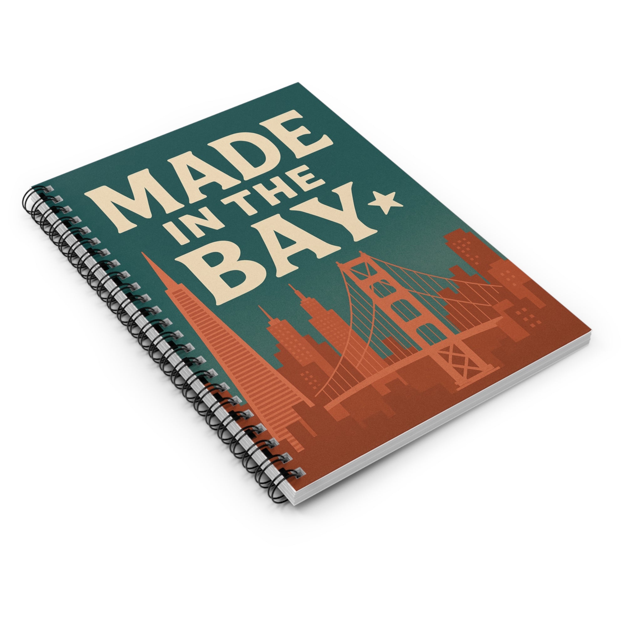 Made In Bay Spiral Notebook - Ruled Line