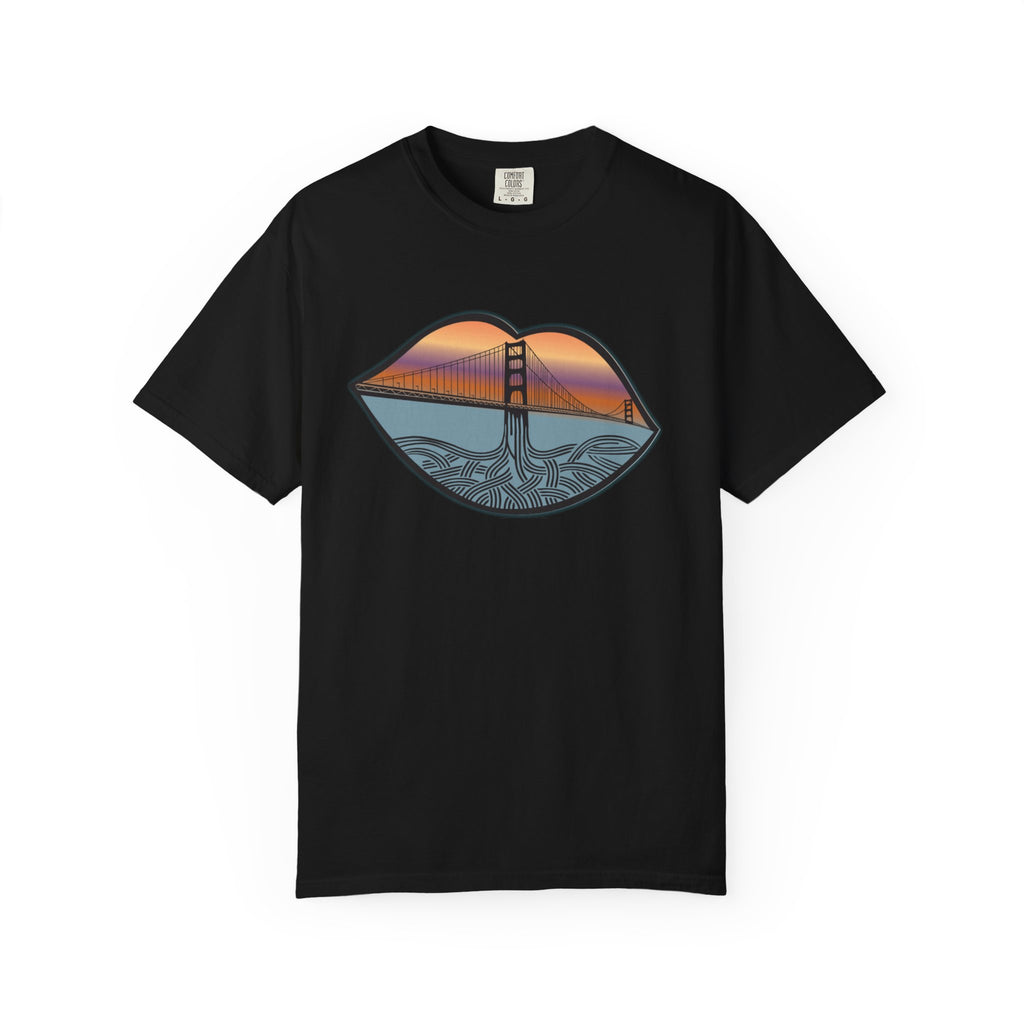 Sunset Lip Logo -Dyed T-shirt