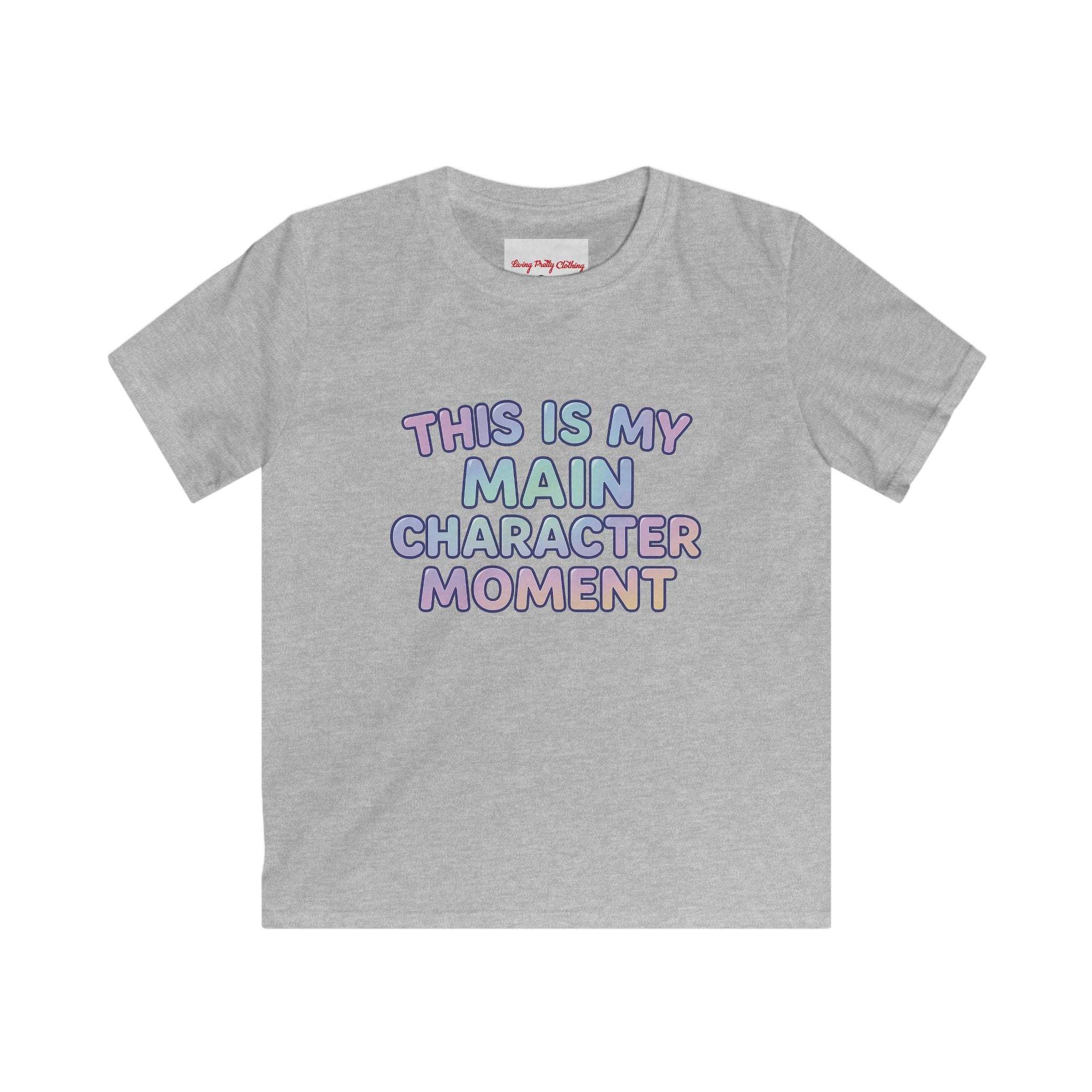 Main Character Back to School Kids Tee with Fun Design, Youth T-Shirt for Classroom, Summer Vibes, Gift for Students, Birthday Party, Playtime Wear